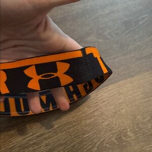 Under Armour Tough Mudder Orange and Black Sports Headband